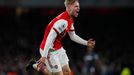 Soccer Football - Premier League - Arsenal v West Ham United - Emirates Stadium, London, Britain - December 15, 2021 Arsenal's Emile Smith Rowe celebrates scoring their s