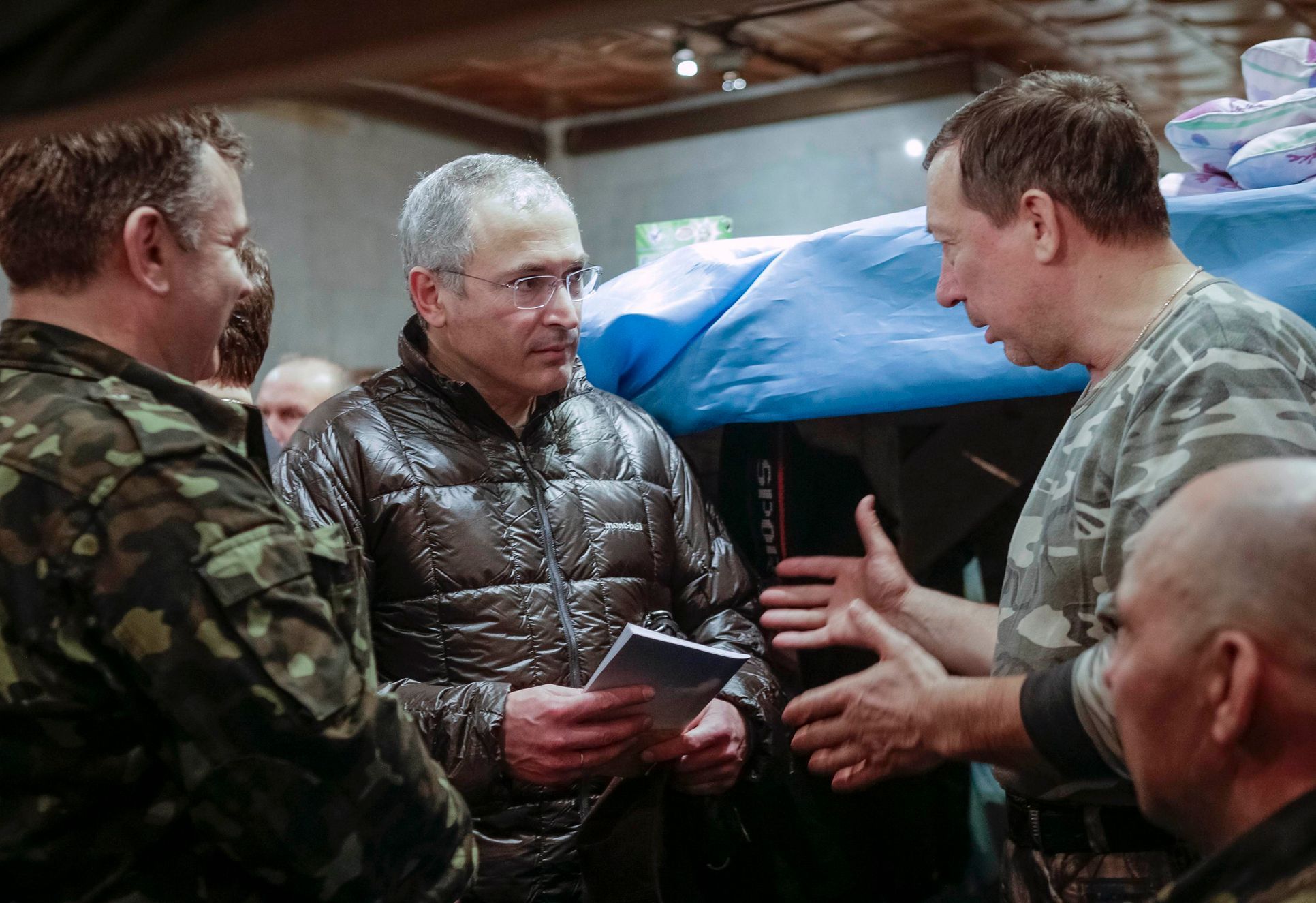 Michail Chodorkovskij navštívil Majdan.
