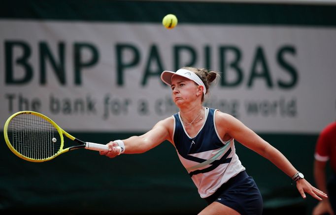 Barbora Krejčíková ve finále French Open s Anastasií Pavljučenkovovou