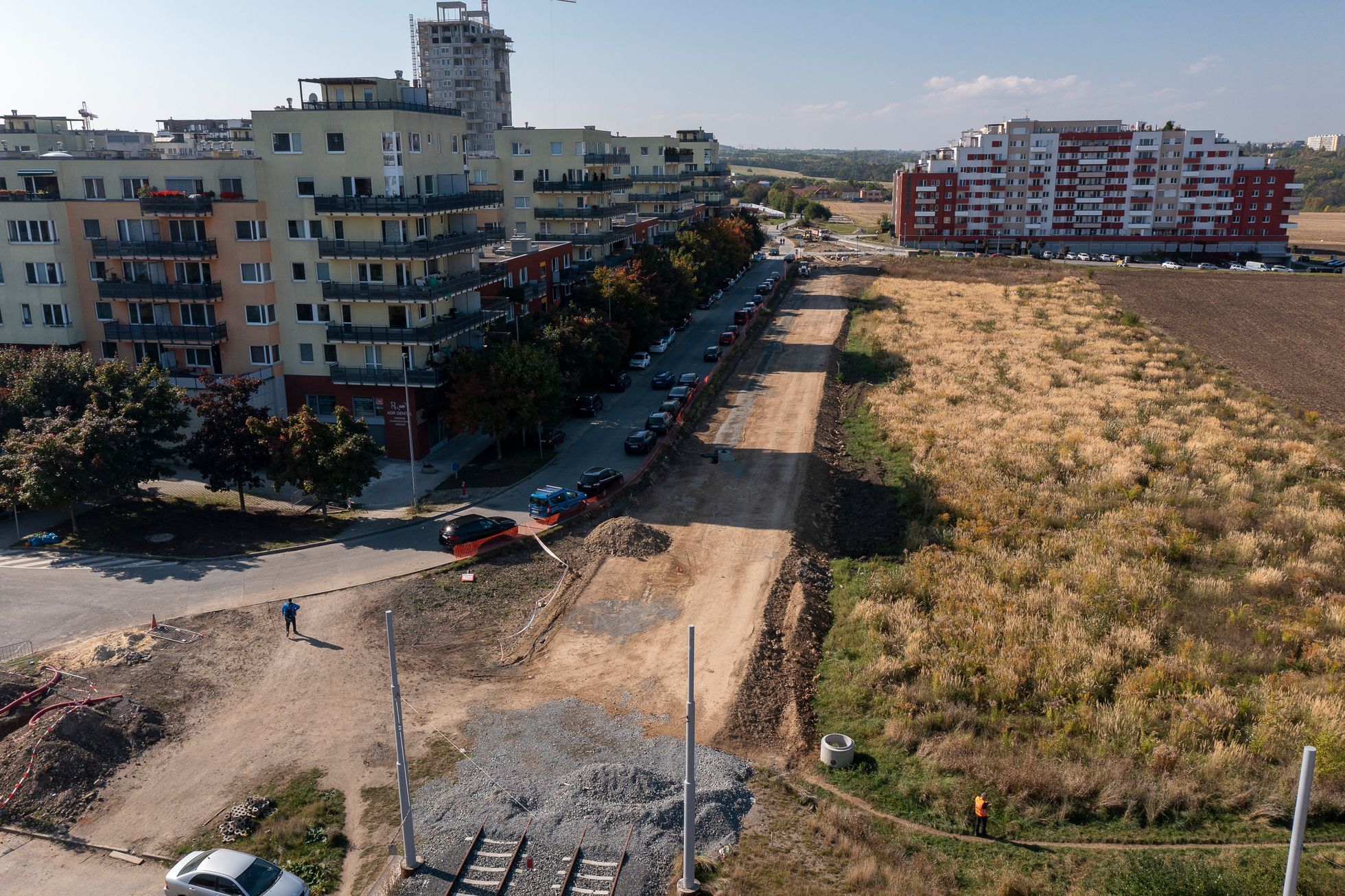 Holyně, tram