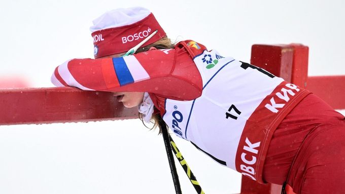 Ruská běžkyně na lyžích Lidia Gorbunovová