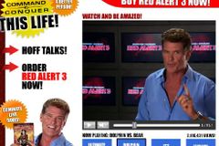 David Hasselhoff propaguje Red Alert 3