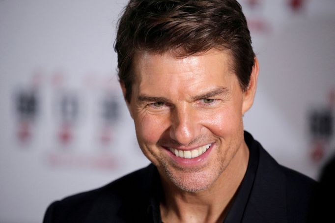 Tom Cruise v srpnu 2018 při premiéře filmu Mission: Impossible - Fallout v Pekingu.