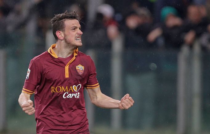 Alessandro Florenzi z AS Řím slaví gól