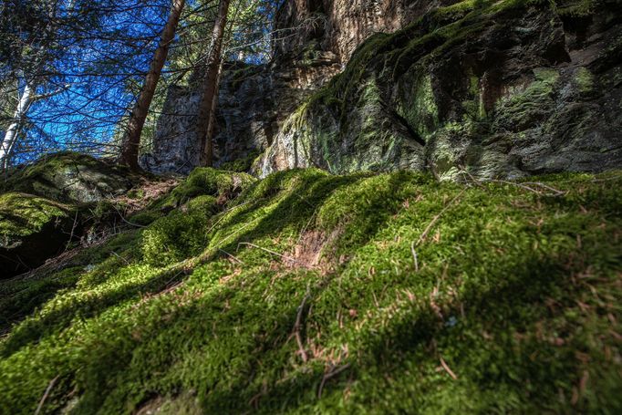 Kašperské hory a okolí, zvažovaná oblast pro těžbu zlata.