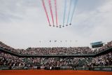 Mužské finále 117. ročníku French Open začalo v Paříži krátce po třetí hodině odpolední. Nástupu obou finalistů předcházel slavnostní úvod.