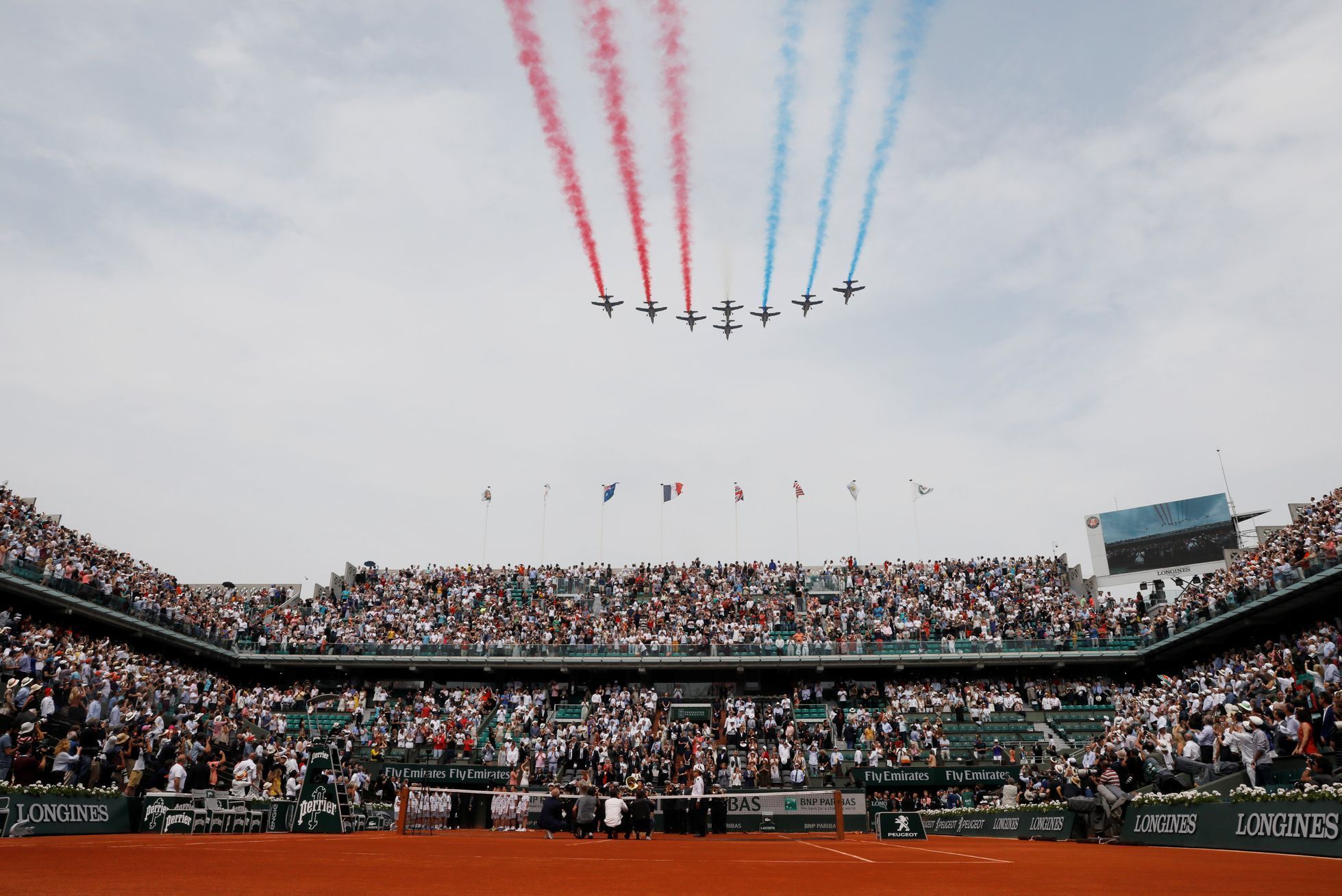 Finále French Open 2018: Úvodní ceremoniál