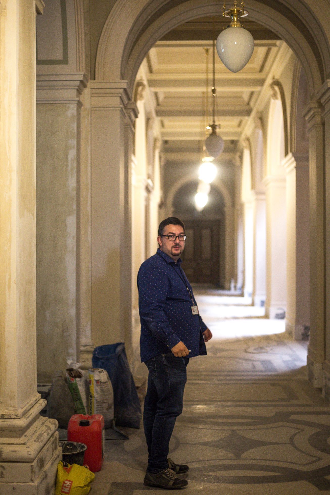 Národní Muzeum před otevřením, rekonstrukce, 2018, 11. říjen