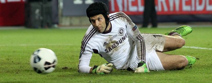 Petr Čech v Superpoháru Bayern - Chelsea