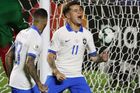 Úspěšný vstup Brazilců do Copy América řídil dvěma góly Coutinho