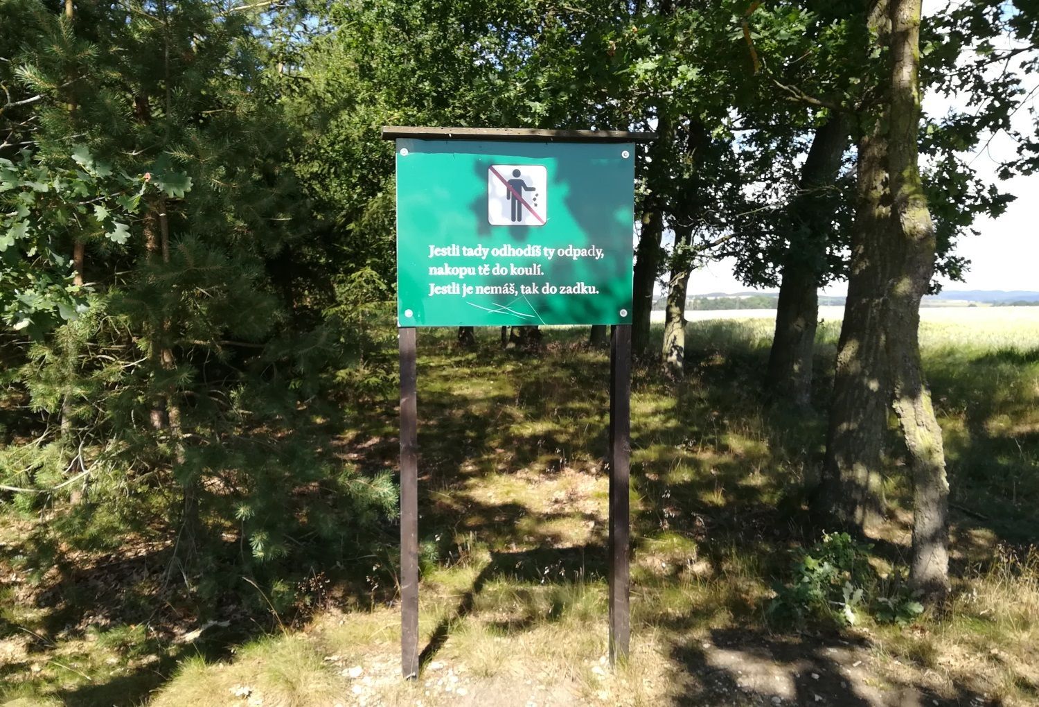 Cedule 2018 zákazy příkazy upozornění
