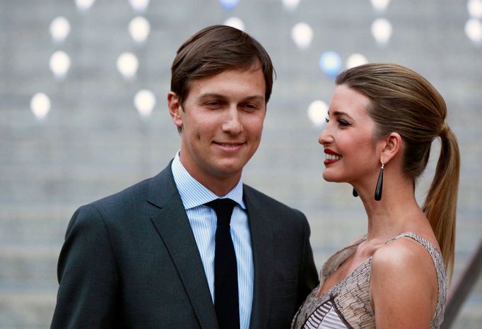 Jared Kushner a Ivanka Trumpová.