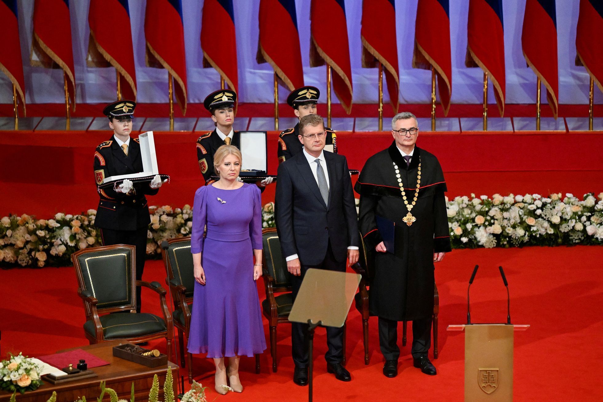 Nový slovenský prezident Pellegrini složil slib a ujal se funkce