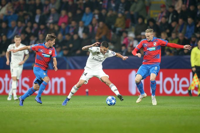 Dani Caballos v zápase LM Plzeň - Real Madrid