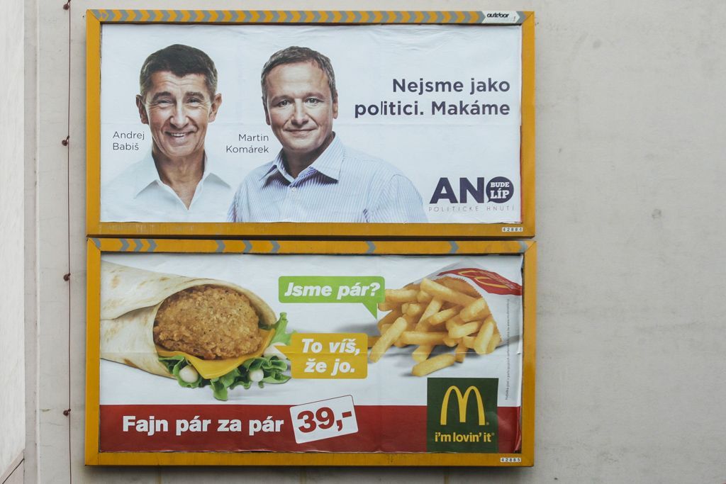 Kouzlo nechtěného: Billboardy Andreje Babiše