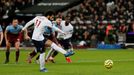 Soccer Football - Premier League - West Ham United v Liverpool - London Stadium, London, Britain - January 29, 2020   Liverpool's Mohamed Salah scores their first goal fr