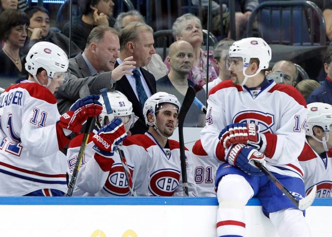 NHL: Montreal Canadiens at Tampa Bay Lightning (Plekanec a Therrien)