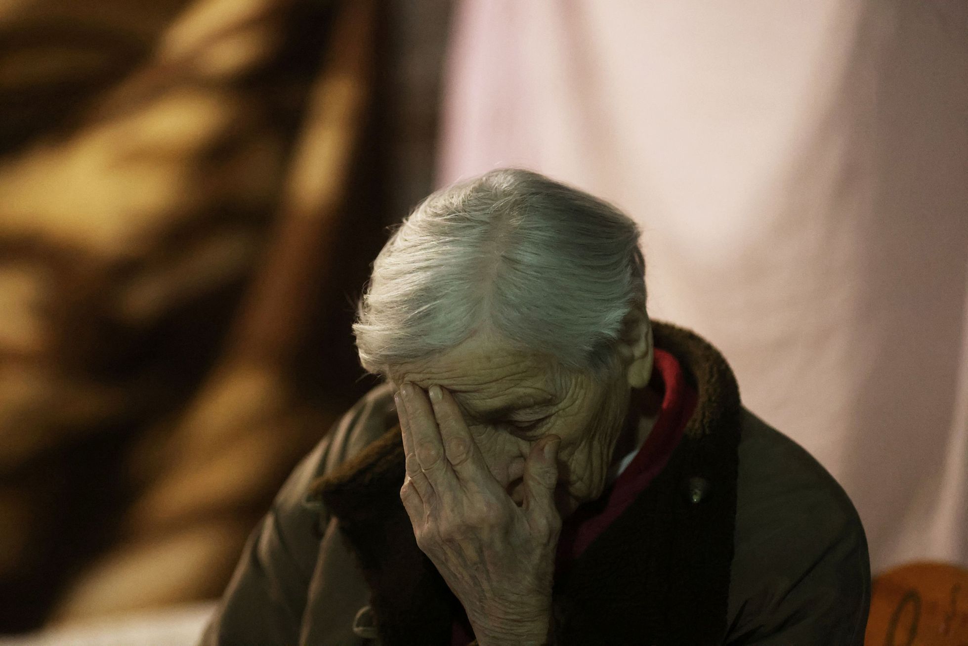 Ukrajina, příběh 92leté Marie Nikolajevny, která už čtyři měsíce žije ve sklepě