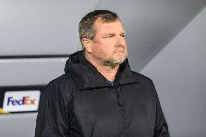 Pavel Vrba v zápase EL Plzeň - Dinamo Záhřeb