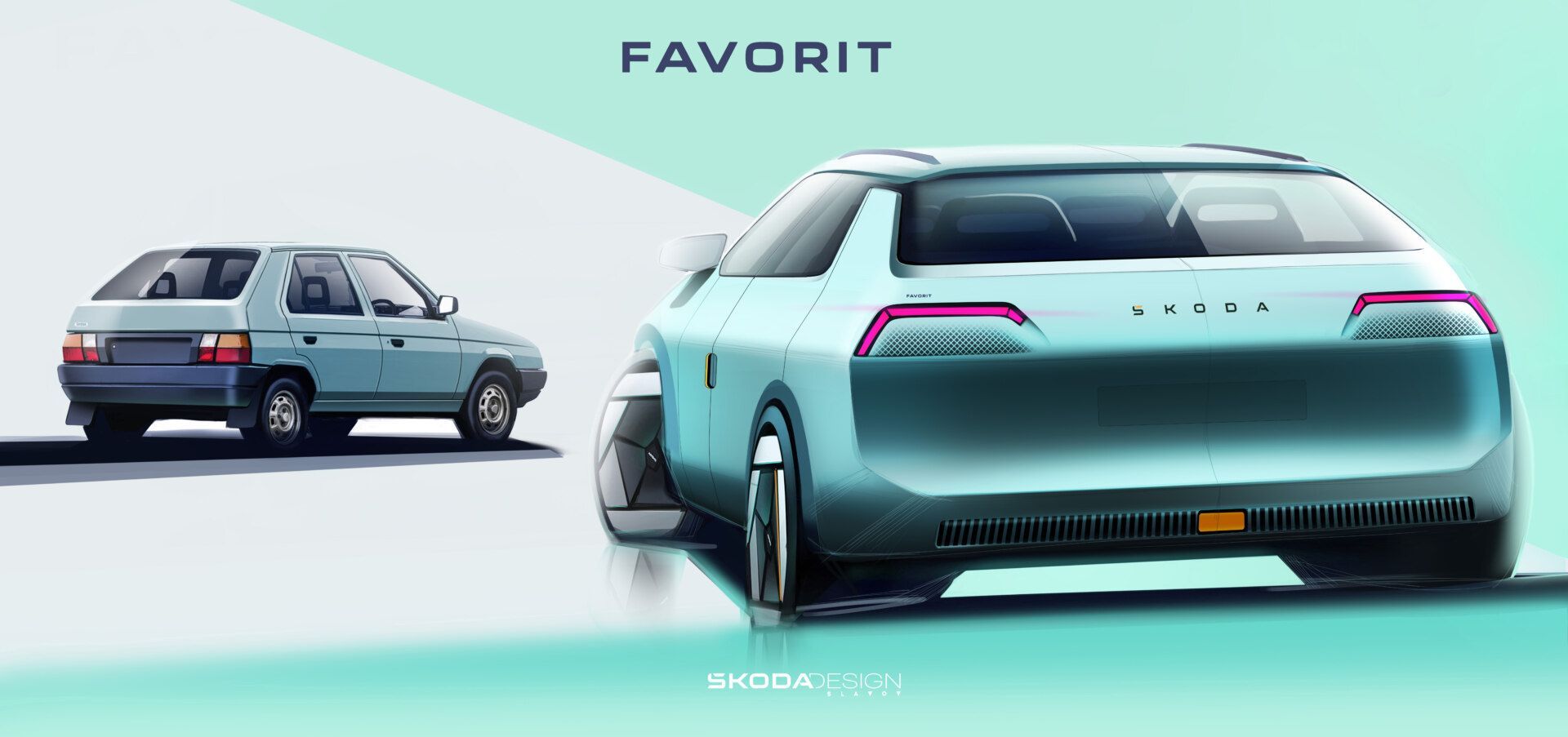 Škoda Favorit návrh nové generace