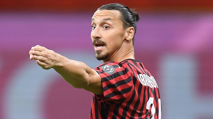 Hvězdný útočník Zlatan Ibrahimovic přijede s AC Milán do Prahy, nastoupí v Evropské lize proti Spartě