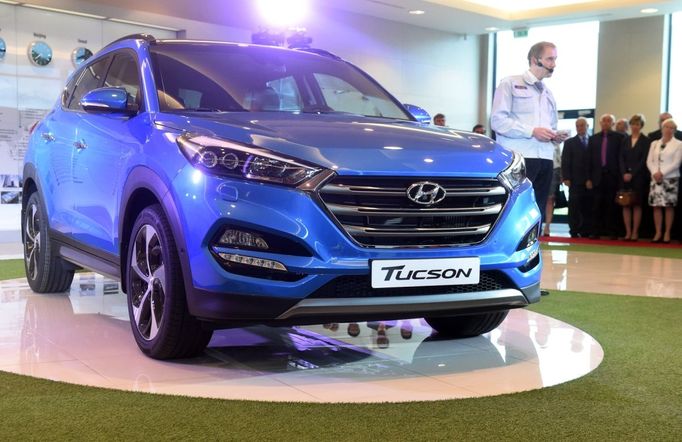 Slavnostní zahájení výroby vozu Hyundai Tucson v Nošovicích, 23. června 2015