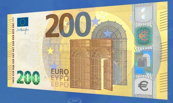 Eurobankovka 200
