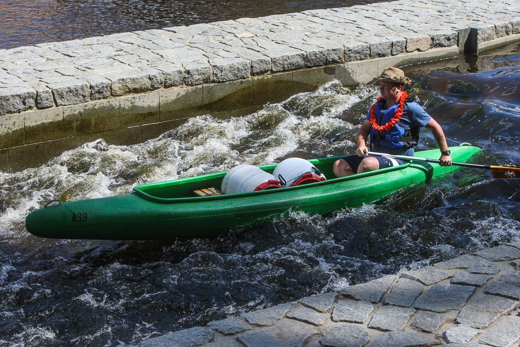 Český Krumlov po povodních