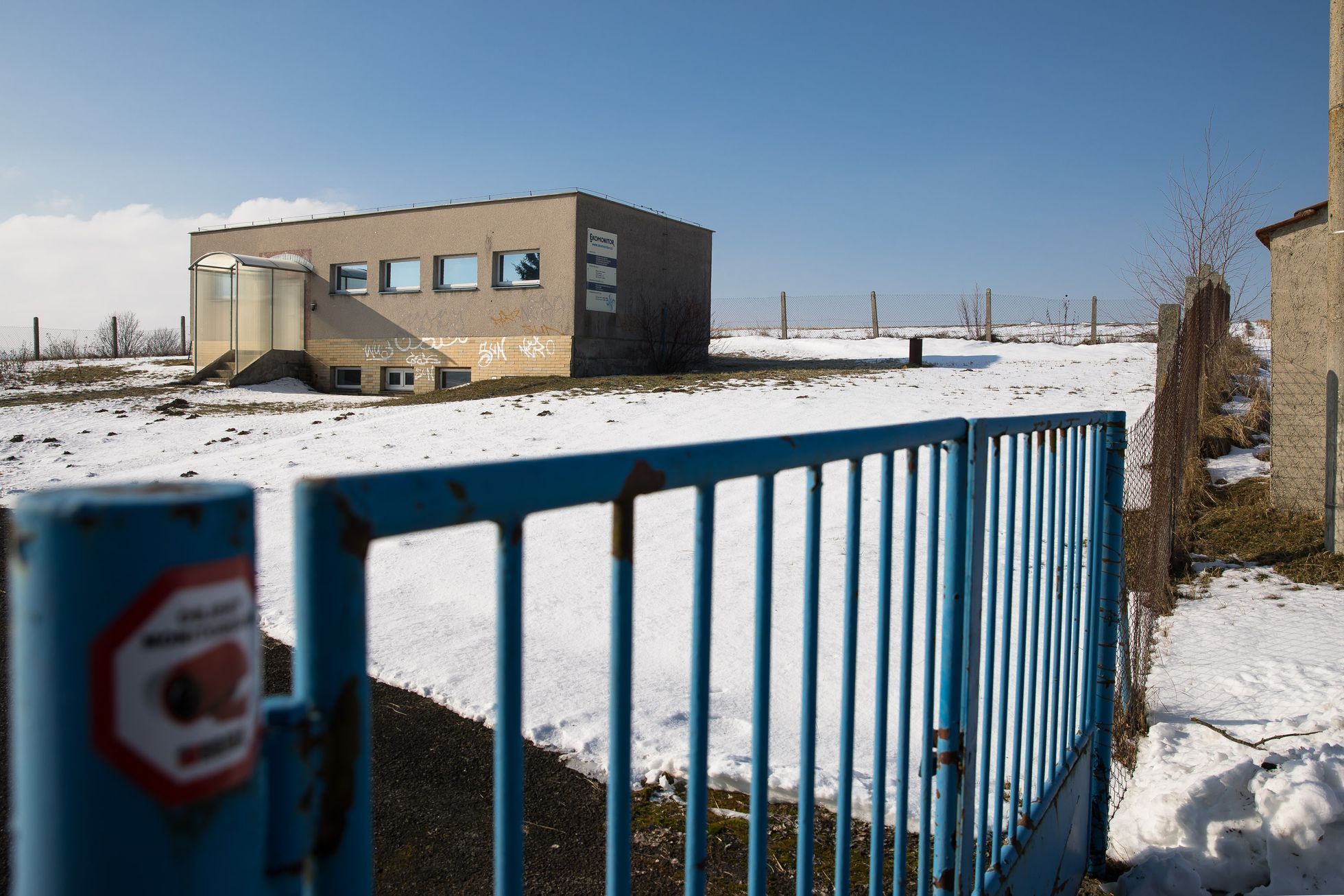 Dolní Cerekev na Vysočině u lokality Hrádek, zvažované pro výstavbu hlubinného jaderného úložiště