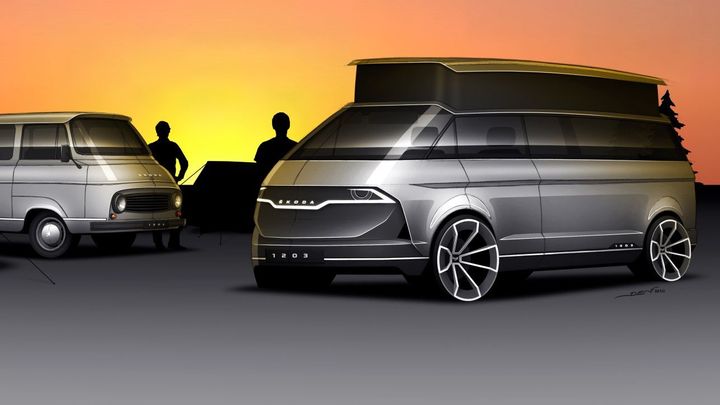 Legendární Škody v moderním kabátě. Takto by vypadala elektrická 1203 či nová Felicia