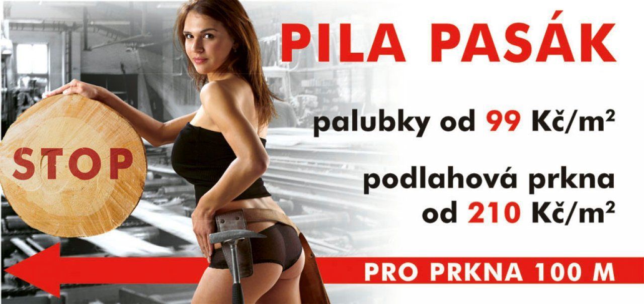 Pila Pasák - reklama