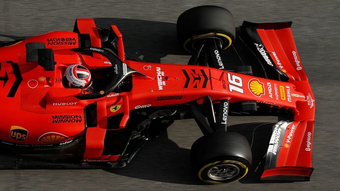 Charles Leclerc ve Ferrari.