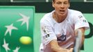 Tomáš Berdych během tréninku