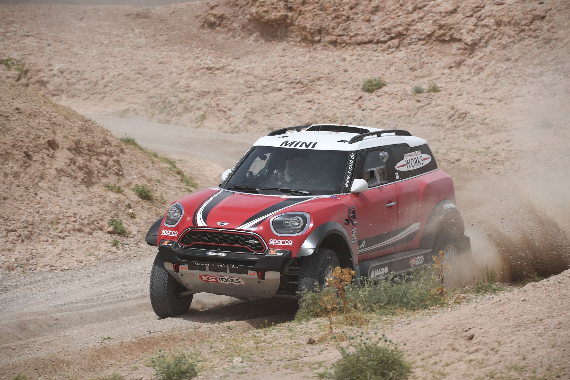 Mini JCW Rallye testování v Maroku