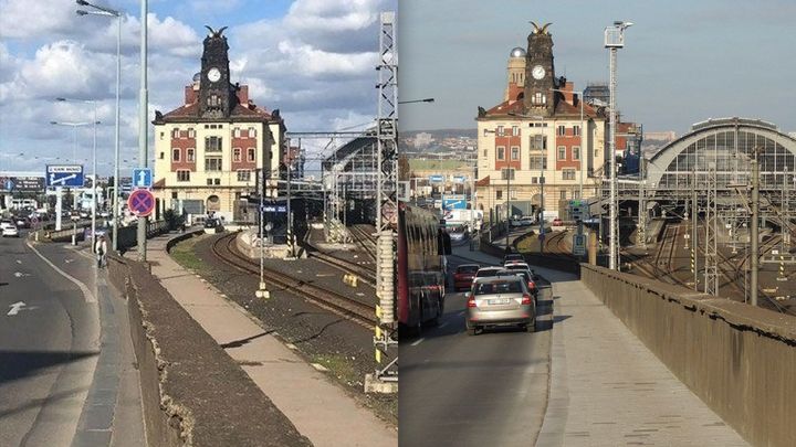 Od hlavního nádraží už vede pěší cesta na Vinohrady. "Chodníček smrti" je minulostí