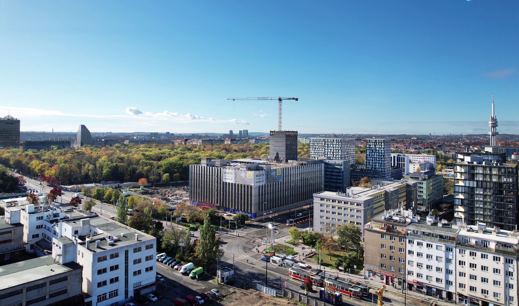 Centrum Nového Žižkova vizualizace