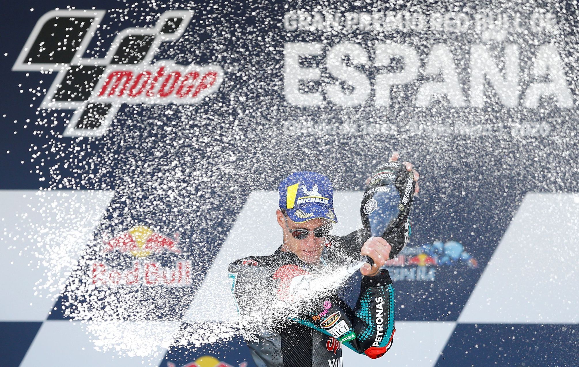 Fabio Quartararo  v závodě MotoGP v rámci GP Španělska 2020
