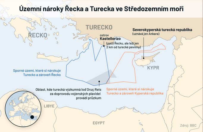 Situace ve Středozemním moři