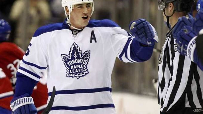 Tomáš Kaberle ještě v dresu Toronta Maple Leafs.