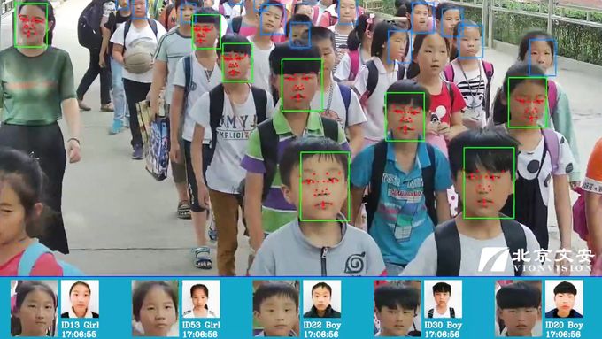 Sledování lidí v Číně (ilustrační foto).