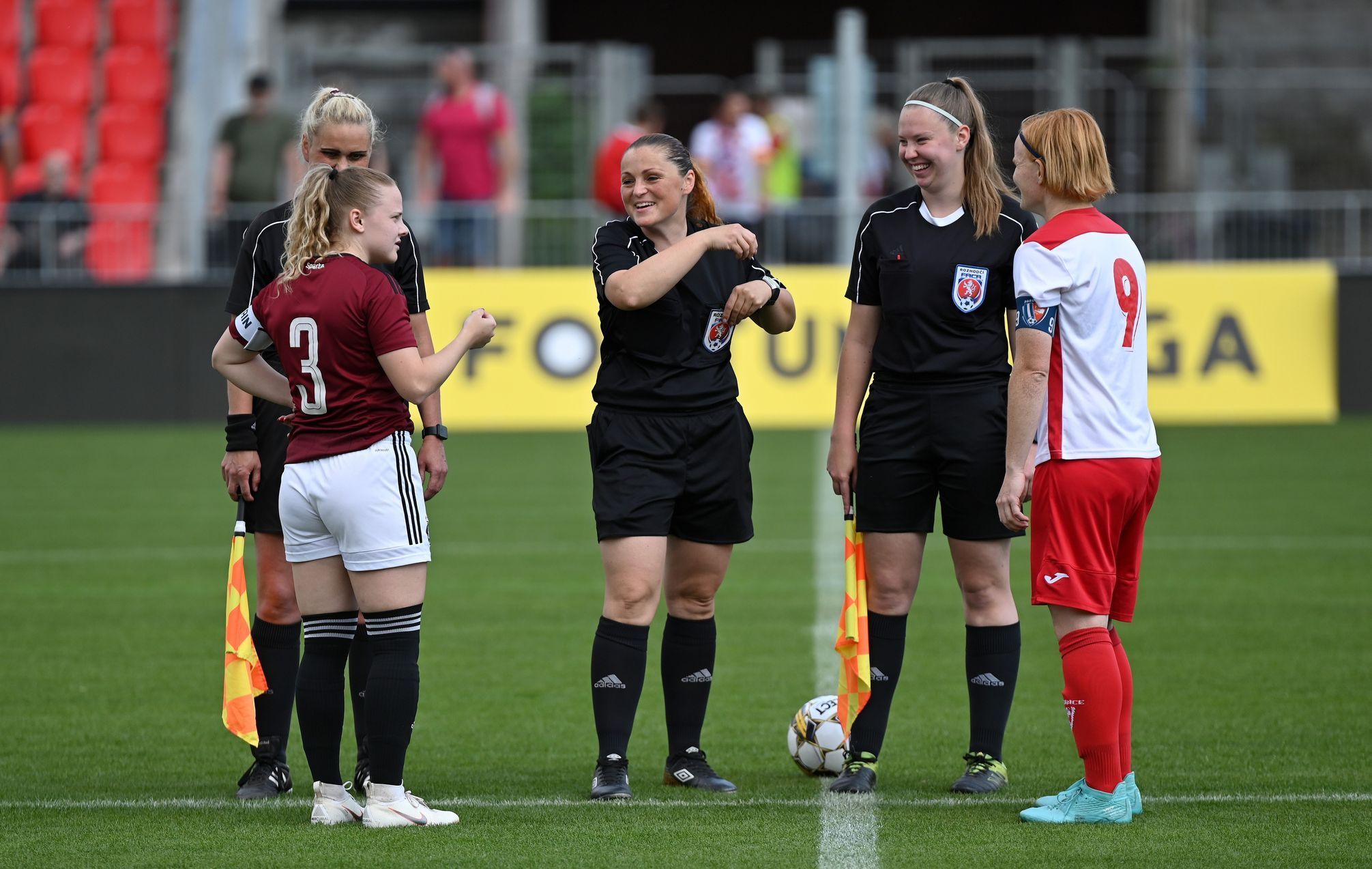 Fotbalová rozhodčí Kateřina Fraňková