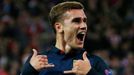 Atletico's Antoine Griezmann celebrates scoring their first goal