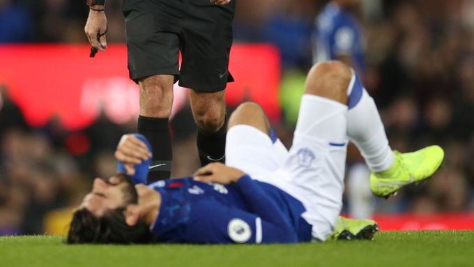 Zraněný Andre Gomes (Everton)