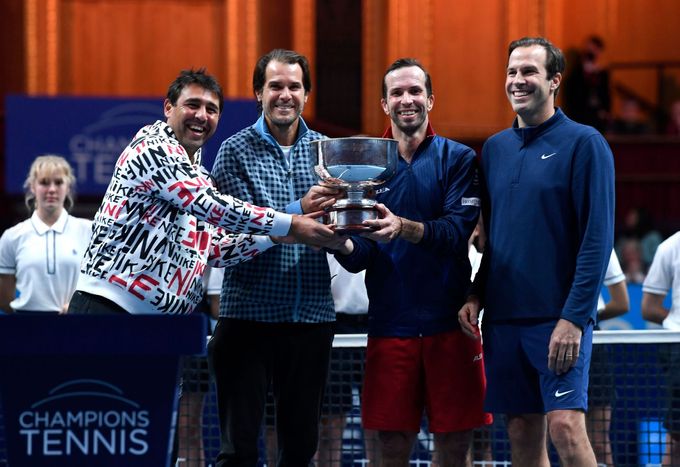 Marcos Baghdatis, Greg Rusedski, Radek Štěpánek a Tommy Haas.