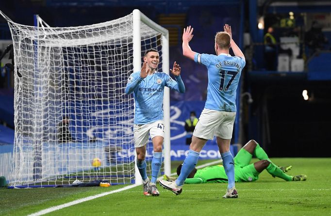 Phil Foden, Kevin de Bruyne, Chelsea - Manchester City