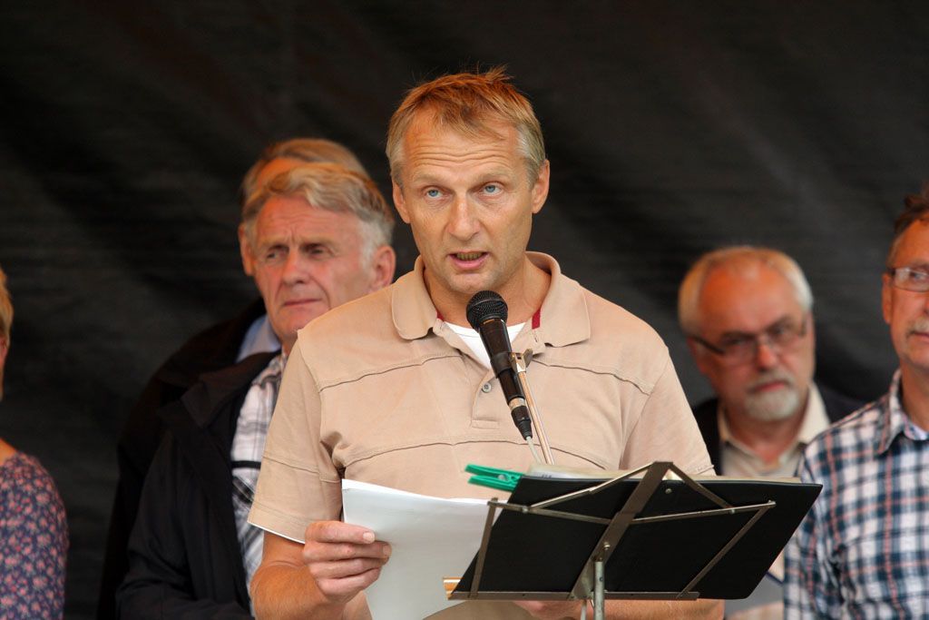 Starostové šluknovska demonstrují proti vládě