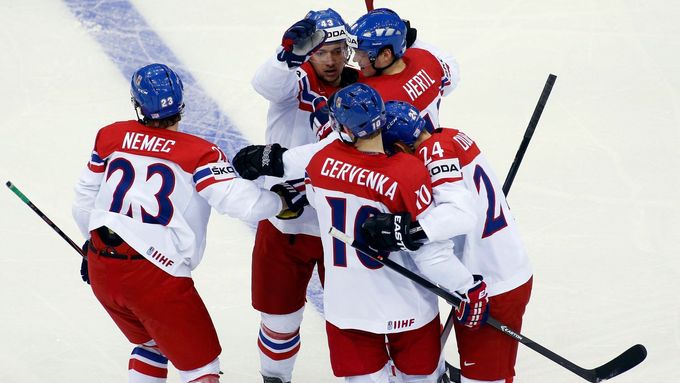 Čeští hokejisté si v derby se Slovenskem připsali dva body za výhru v prodloužení