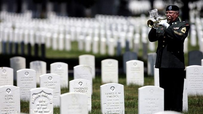 Pohřeb amerického vojáka