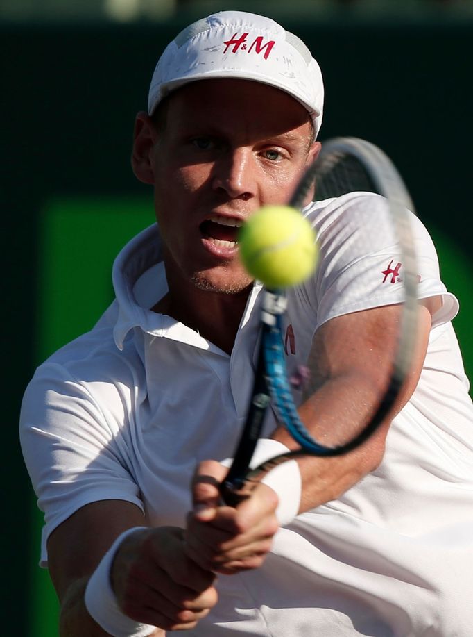 Tenista Tomáš Berdych na turnaji Masters v Miami