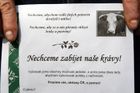 chce upozornit na neúnosnou situaci ohledně nákupních cen mléka a zabránit dalšímu dovozu zemědělských potravin.